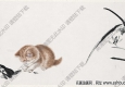 齐白石 国画《猫趣图》高清大图下载