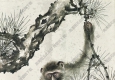 高奇峰国画 猴子 高清大图下载