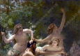 布格罗 名画《森林之神与林中仙女们》高清大图下载