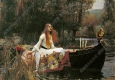 沃特豪斯油画《夏洛特女子》高清图片下载
