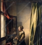 维米尔的画《窗前读信少女》高清大图39下载