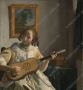 维米尔 油画《玩吉他的少女》高清大图41下载