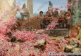 塔德玛油画 玫瑰园 高清大图下载
