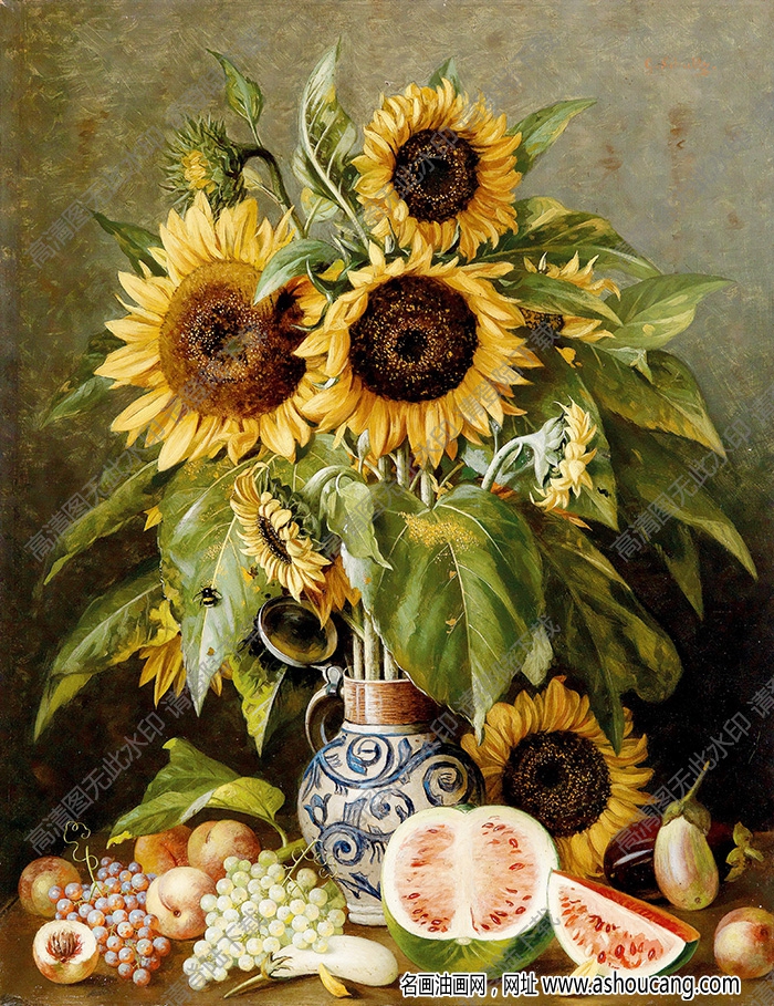 古典油画花卉图片22高清下载