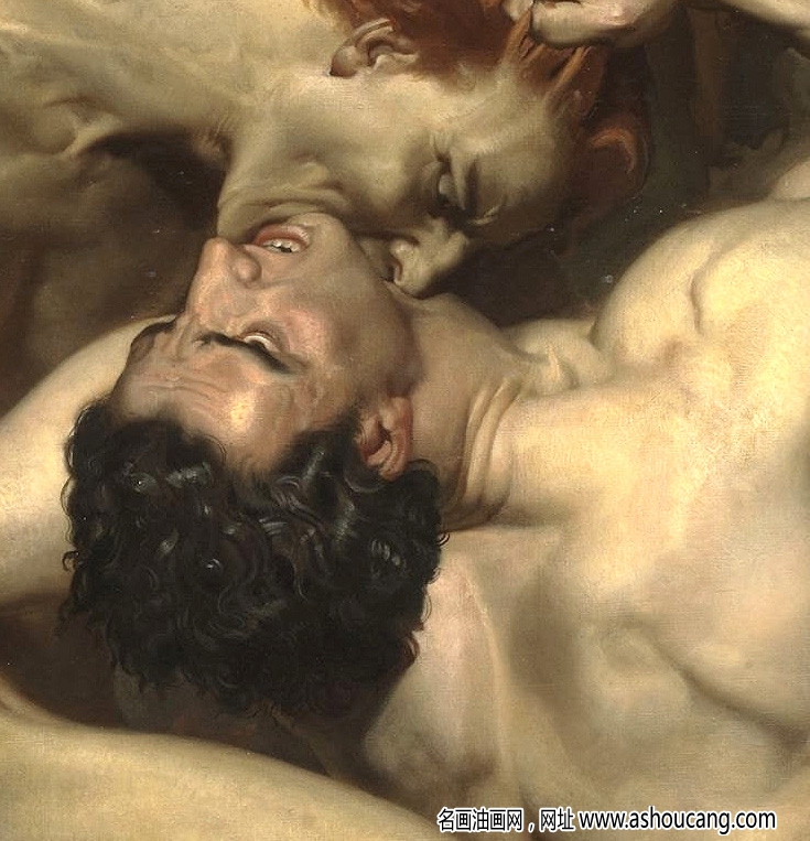 布格罗名画 但丁与维吉尔在地狱中 高清大图下载