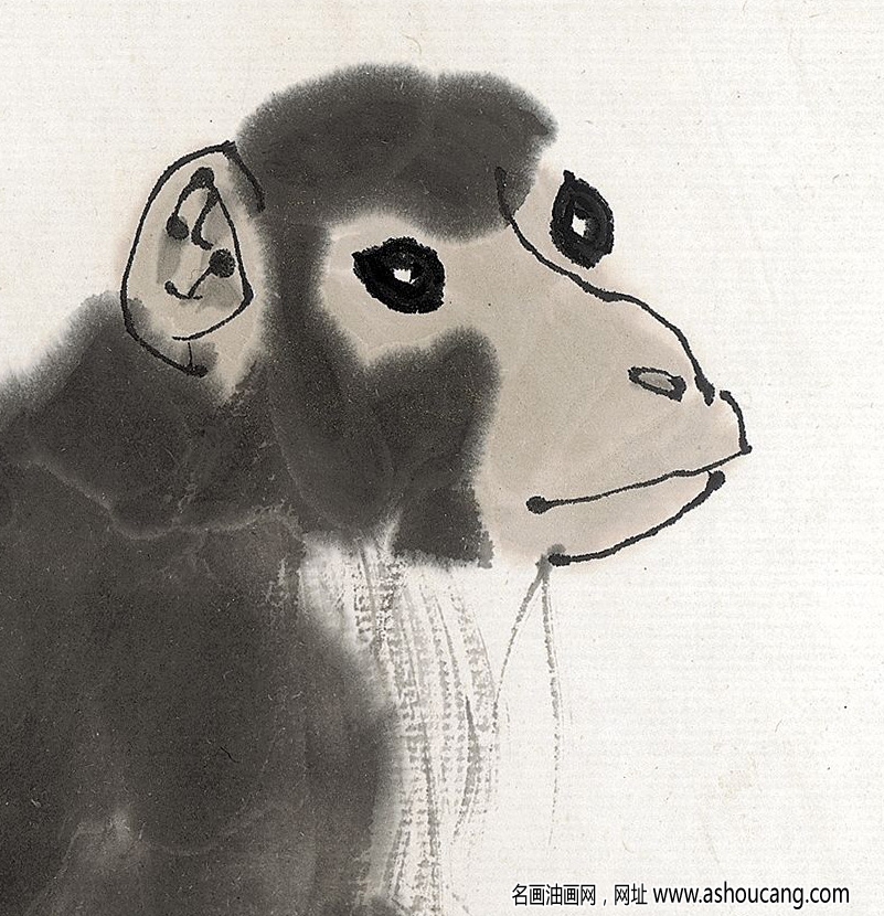 范曾 名画《猴》高清大图11下载