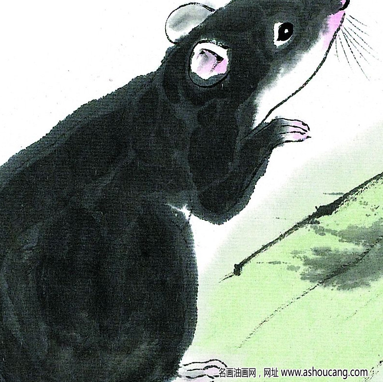范曾 名画《十二生肖mouse》高清大图30下载