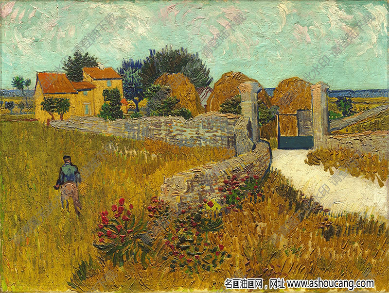 梵高10幅描写秋收风景的油画